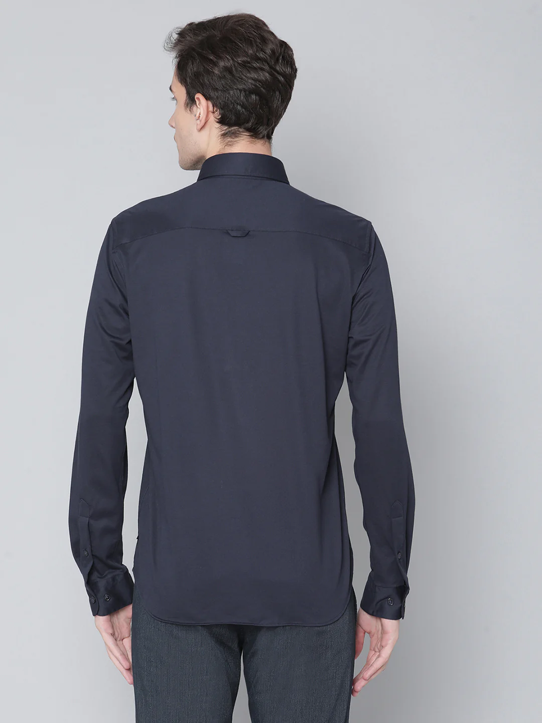 Matinique Men Blue Solid Collar Shirt - Image 2