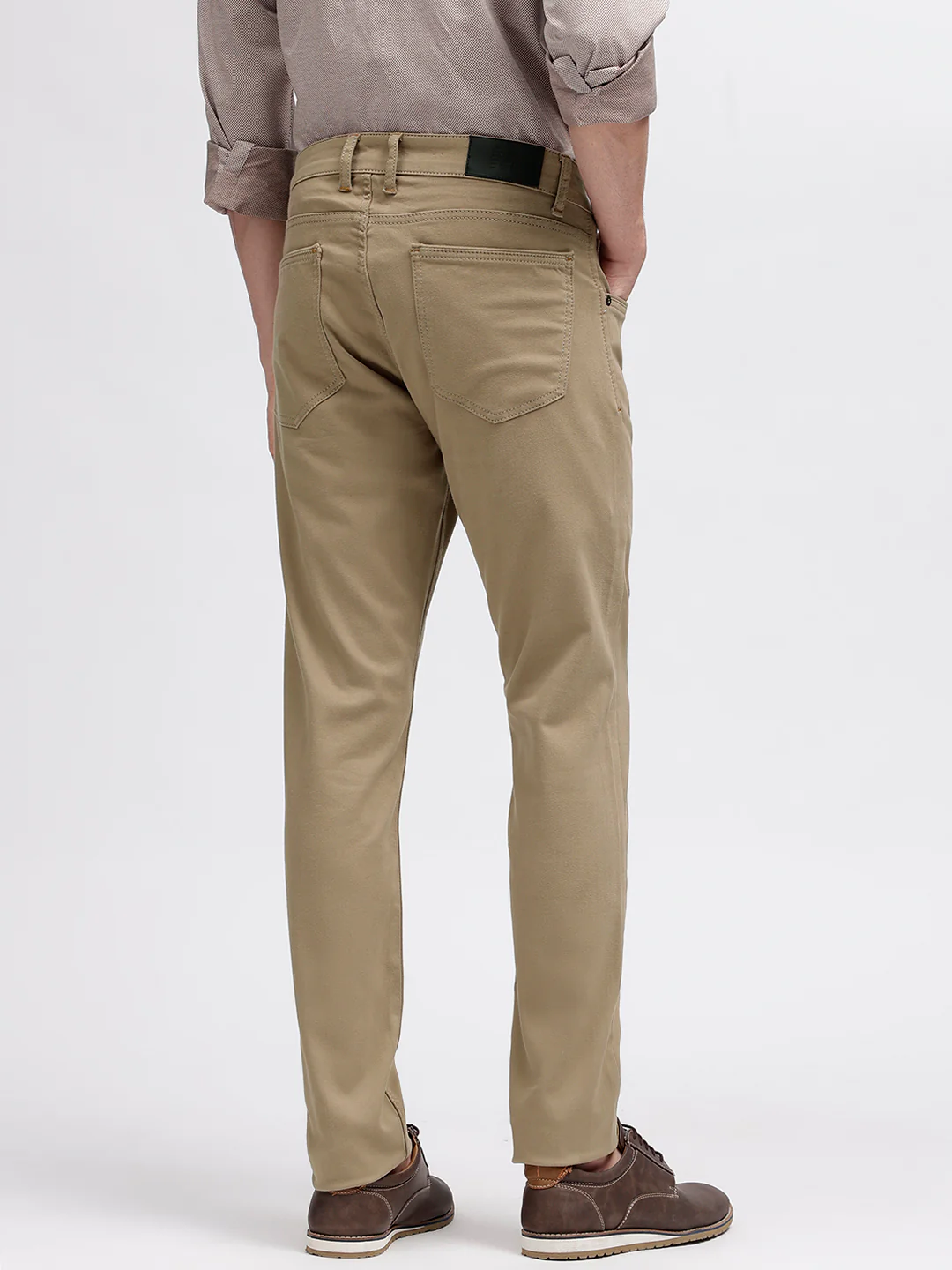 Matinique Men Khaki Non Stretchable Regular Fit Jeans - Image 3