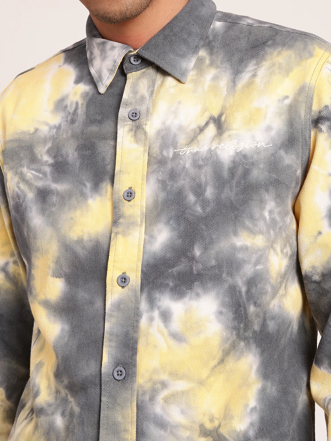 True Religion Multi Color Tie-Dye Regular Fit Shirt - Image 6