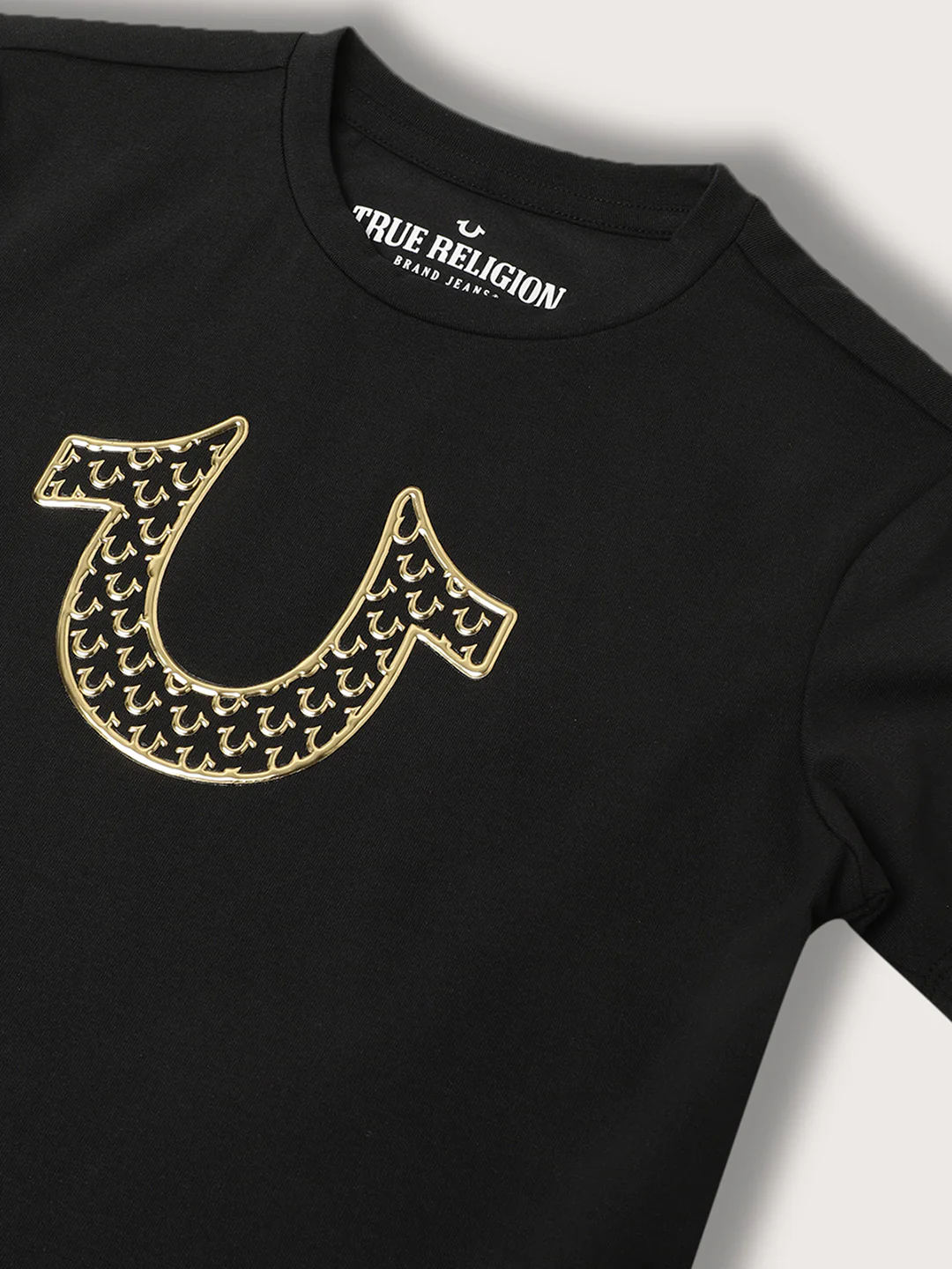 True Religion Kids Black Regular Fit T-Shirt - Image 3