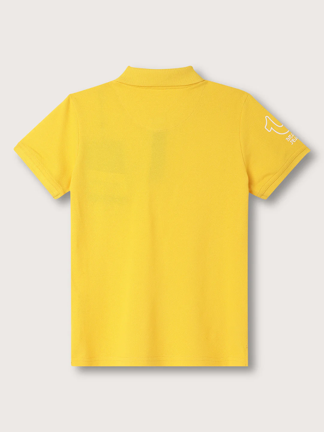 True Religion Kids Yellow Regular Fit Polo T-Shirt - Image 2