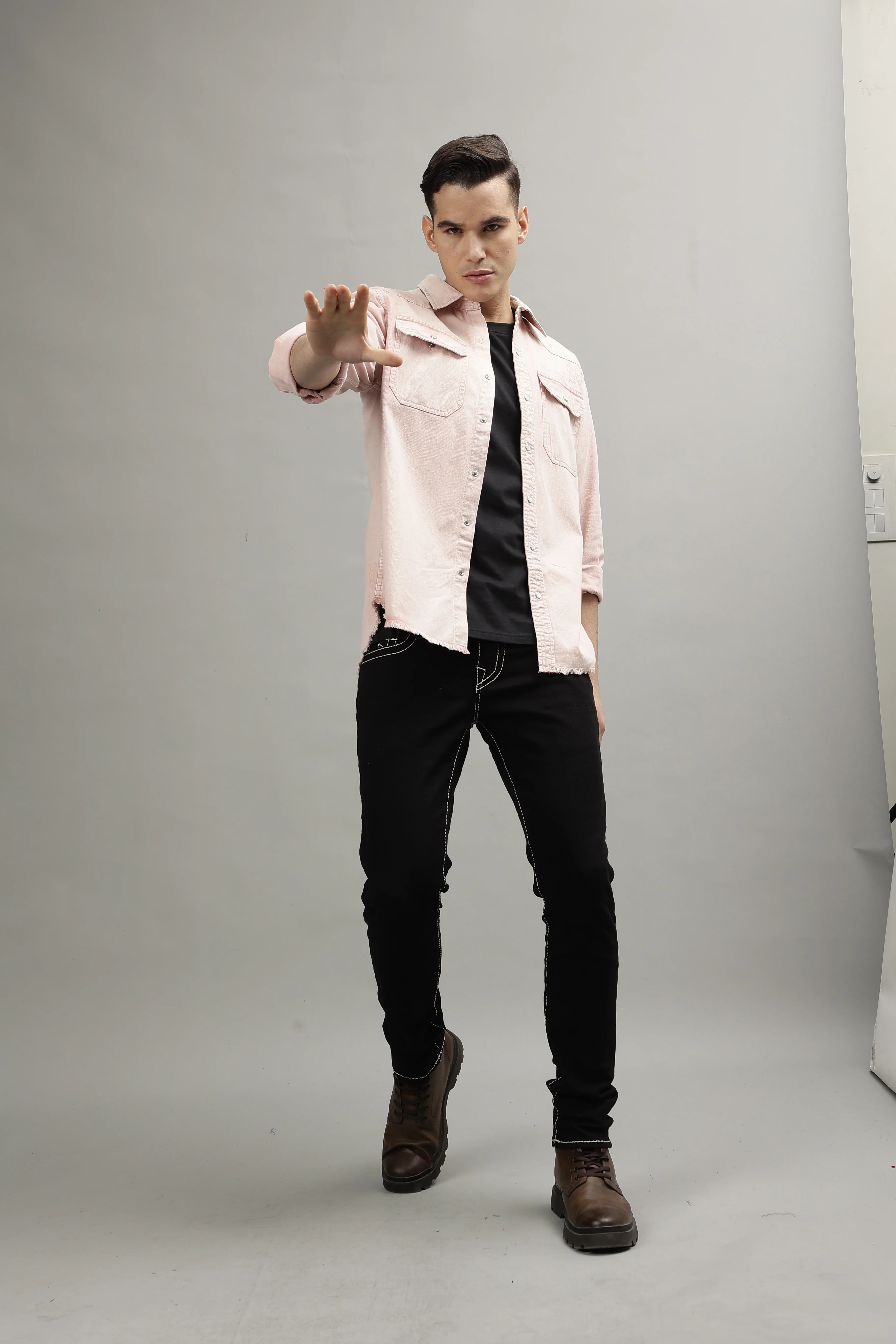 True Religion Pink Fashion Regular Fit Shirt - Image 6