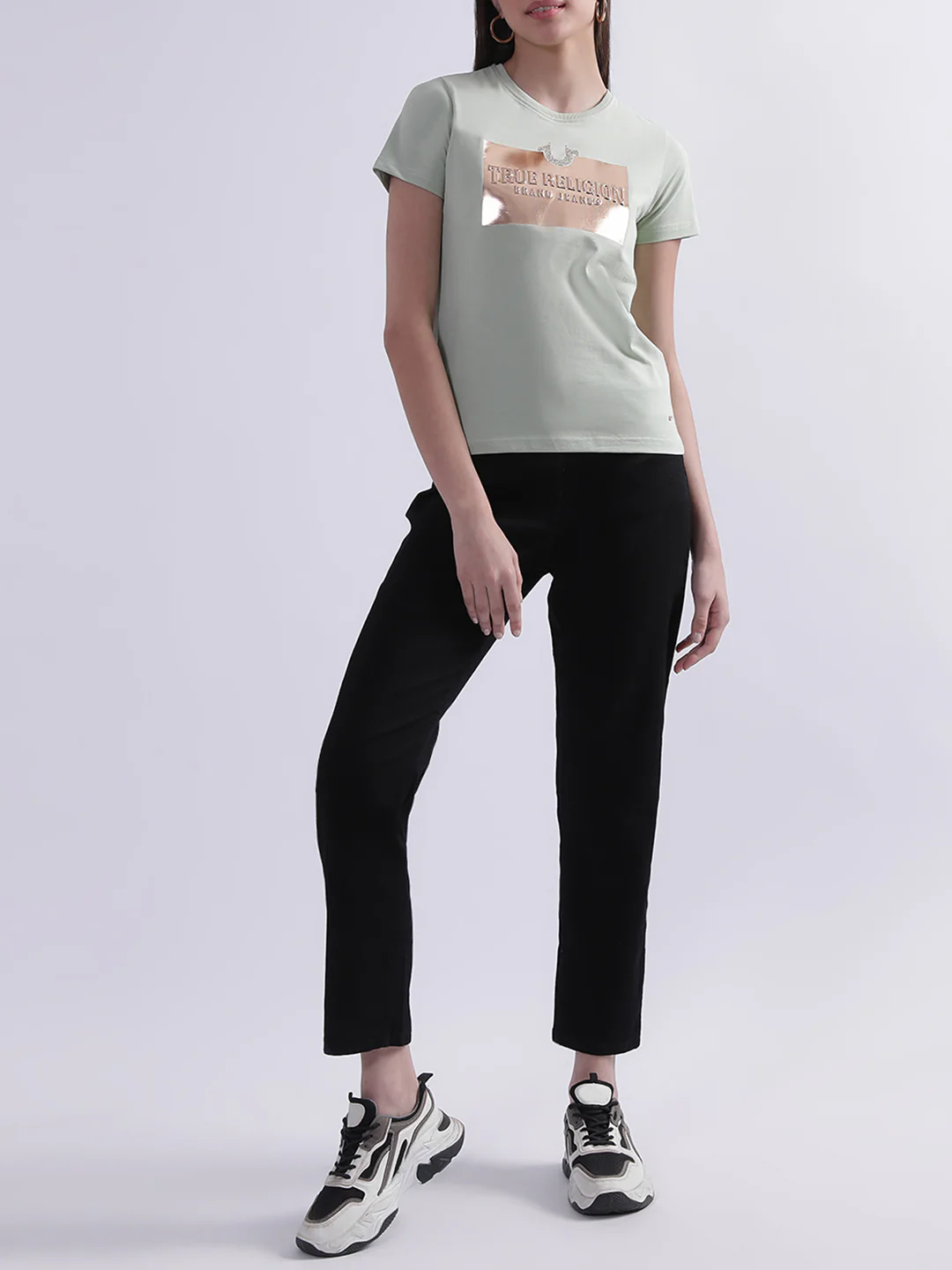True Religion Mint Logo Regular Fit T-Shirt - Image 4