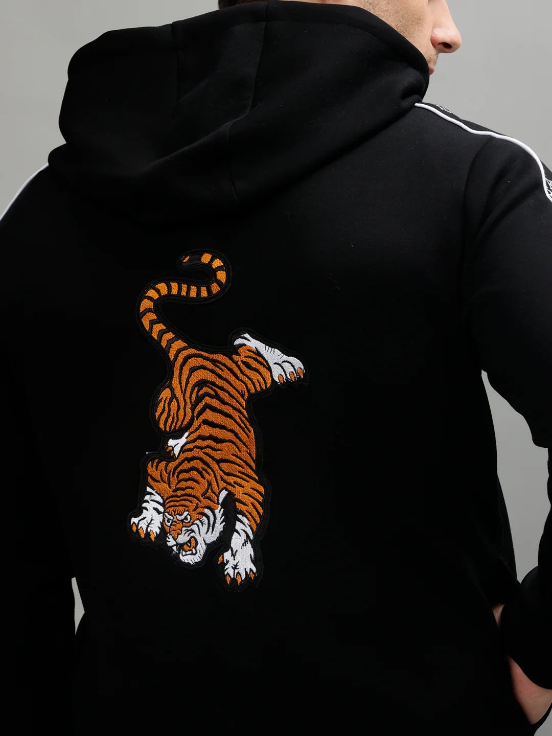 True Religion Men Printed Hooded Full Sleeves Sweatshirt - Image 8