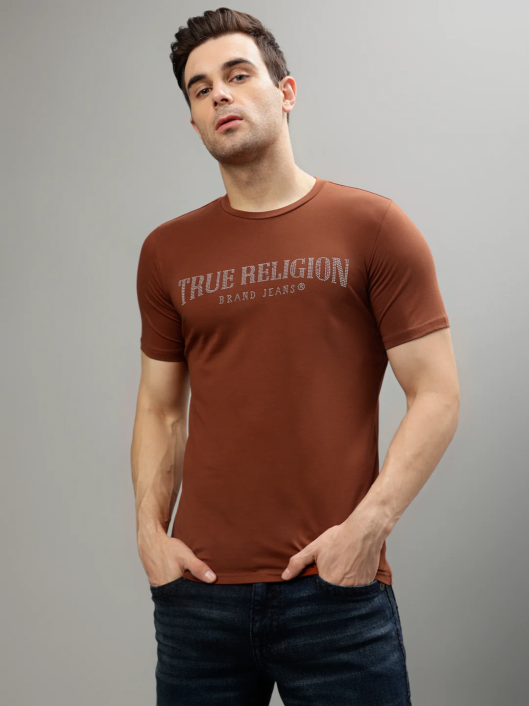 True Religion Coffee Fashion Regular fit Tshirt - Image 2