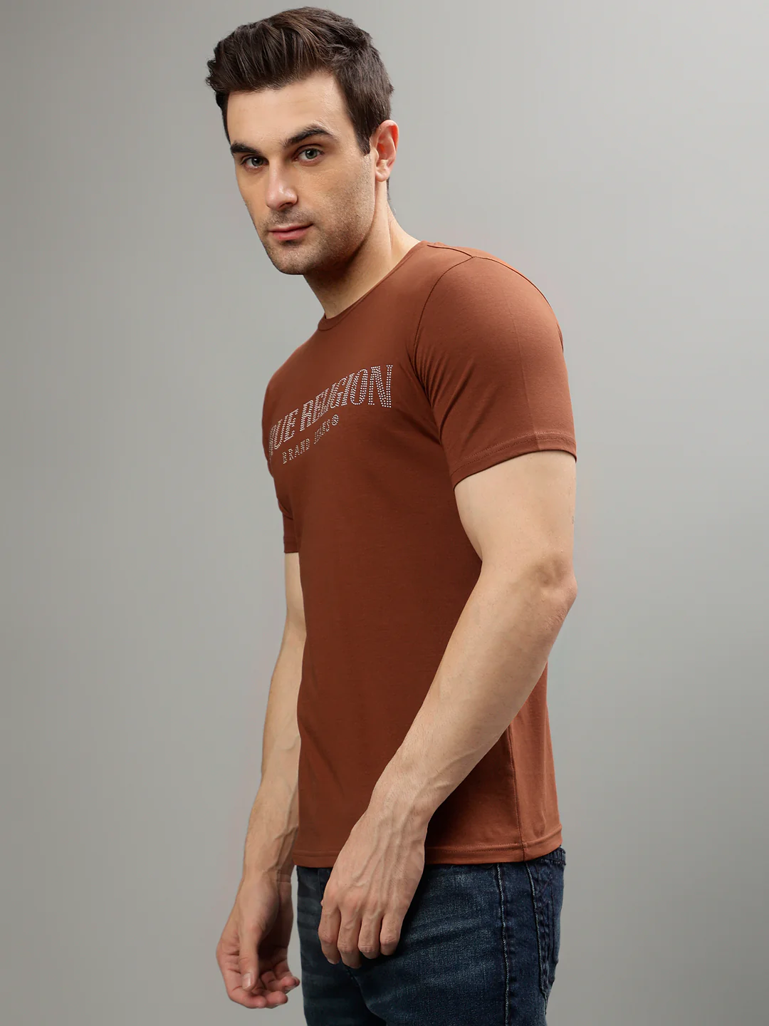 True Religion Coffee Fashion Regular fit Tshirt - Image 3