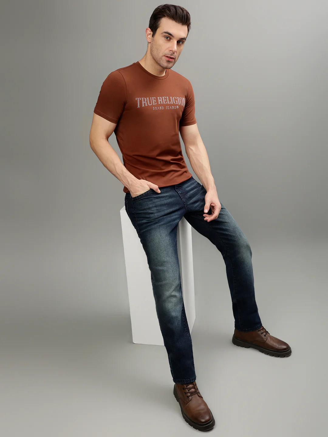 True Religion Coffee Fashion Regular fit Tshirt - Image 5