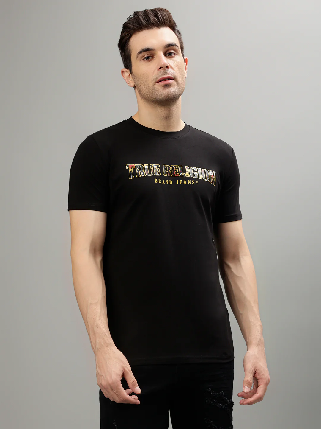 True Religion Black Fashion Regular fit Tshirt - Image 2