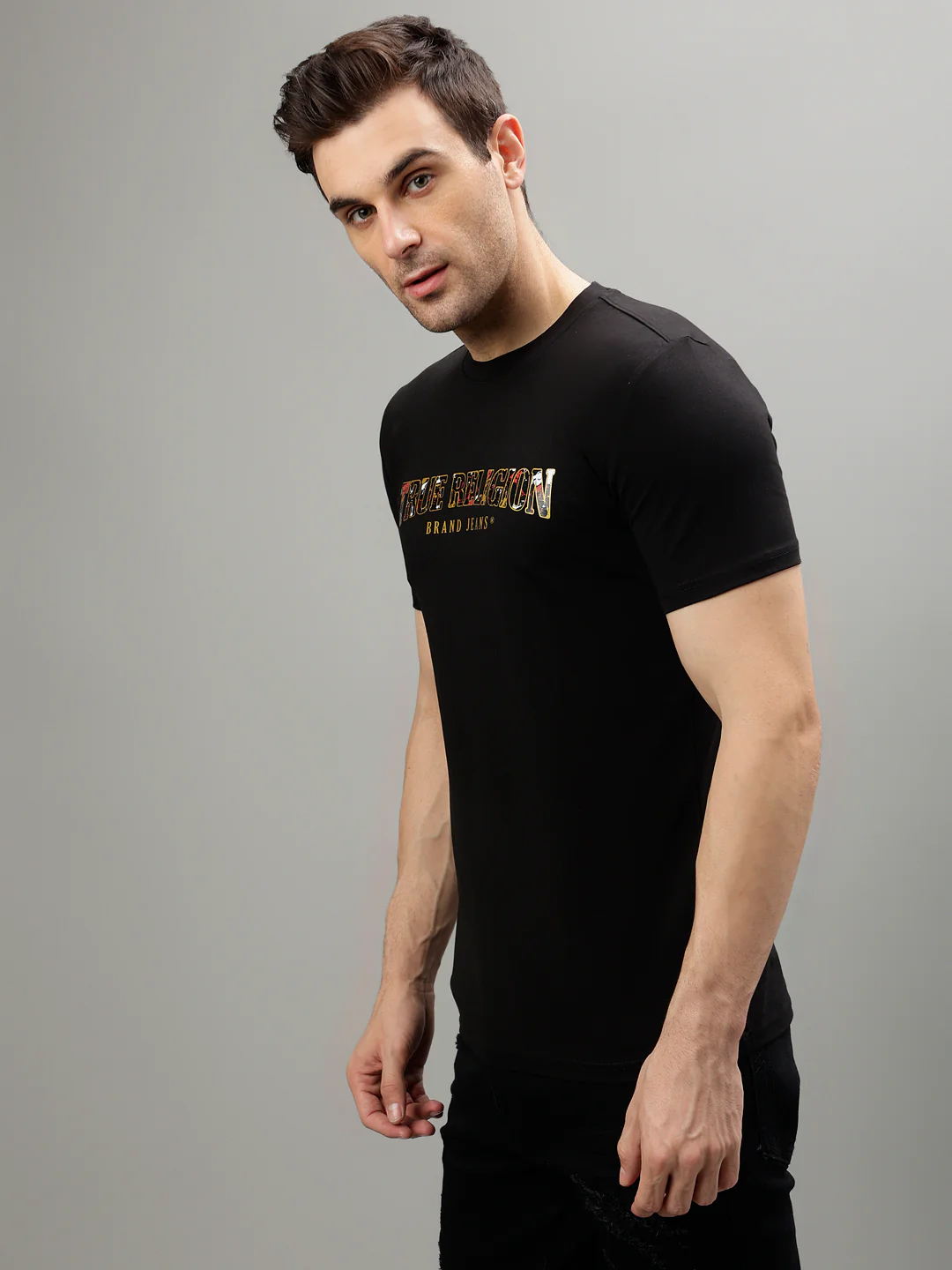 True Religion Black Fashion Regular fit Tshirt - Image 3