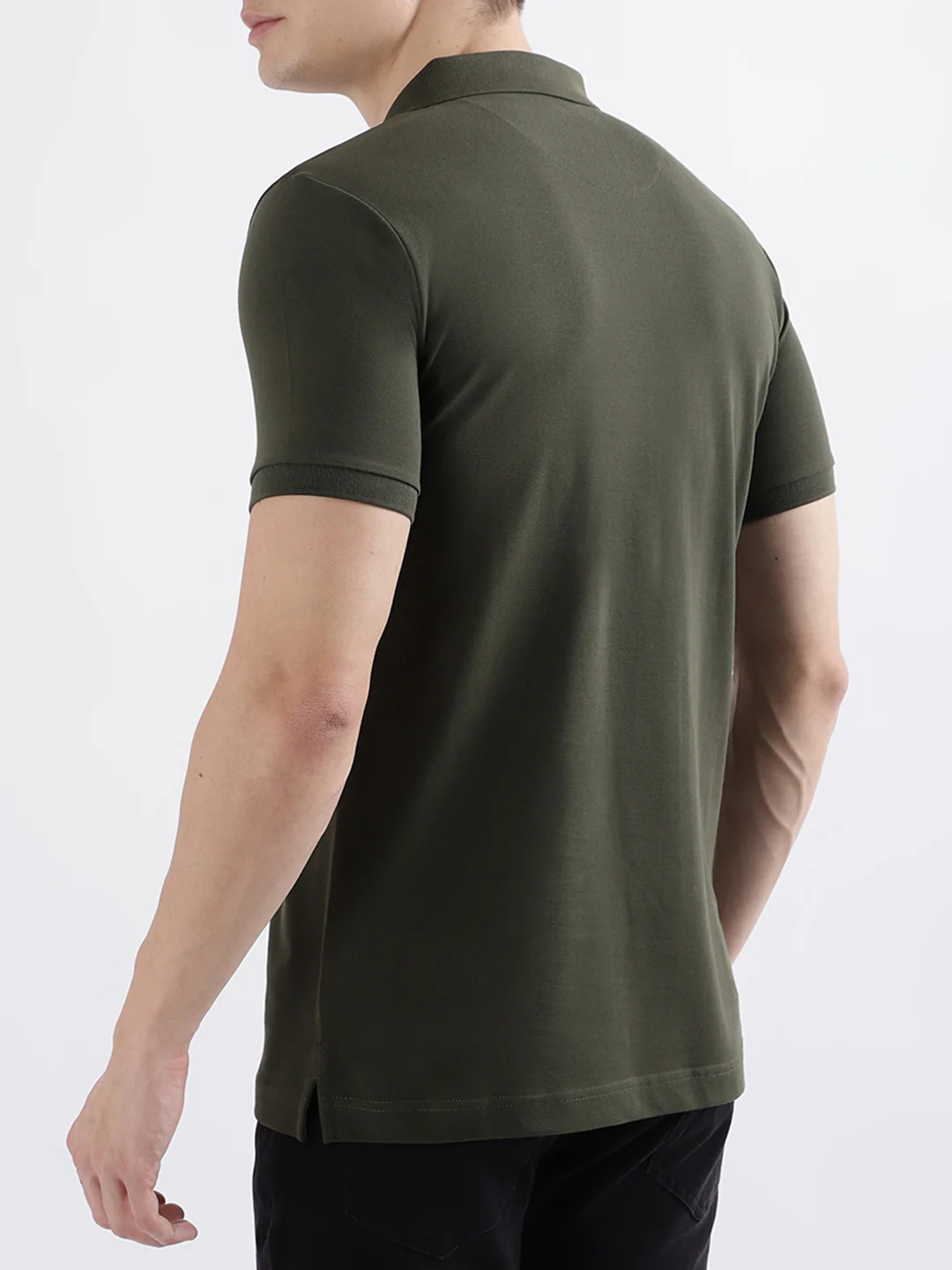True Religion Olive Fashion Regular Fit Polo T-Shirt - Image 3