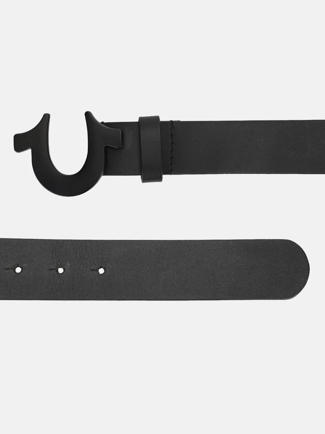 True Religion Men Black Solid Belt - Image 3