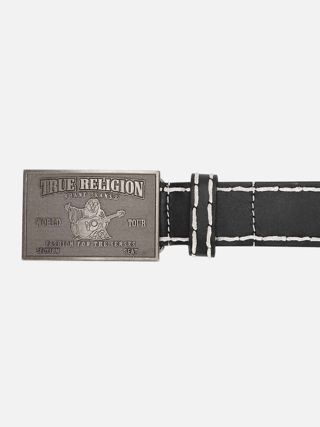 True Religion Men Black Solid Belt - Image 4