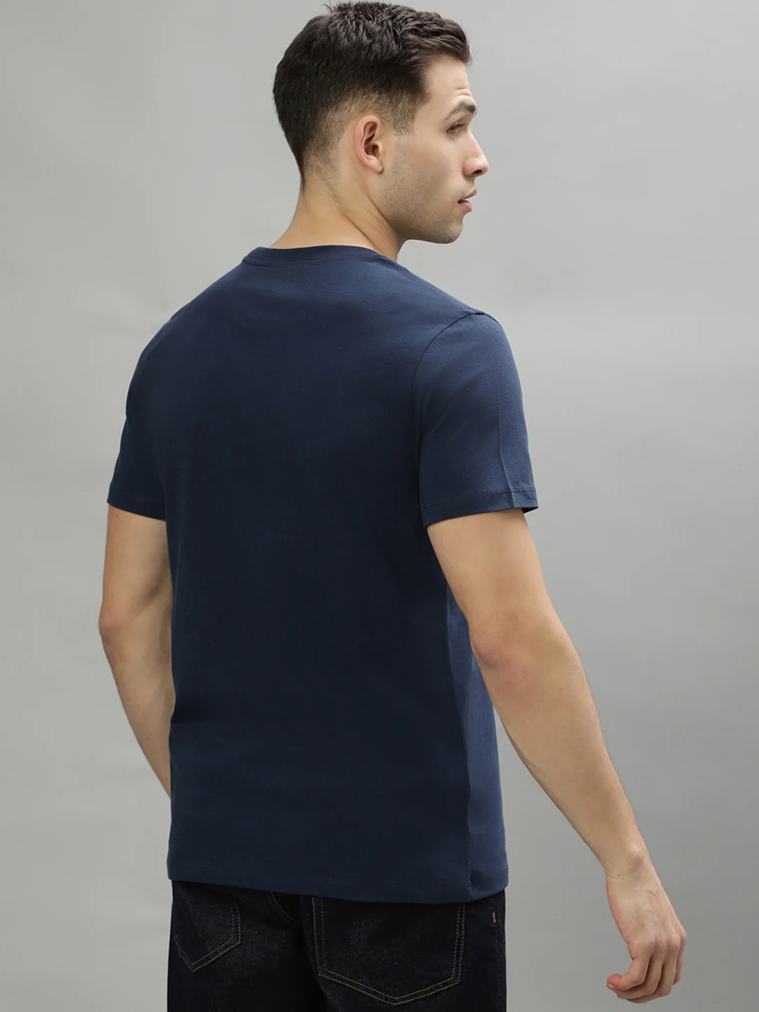 True Religion Blue Fashion Logo Regular Fit T-Shirt - Image 4