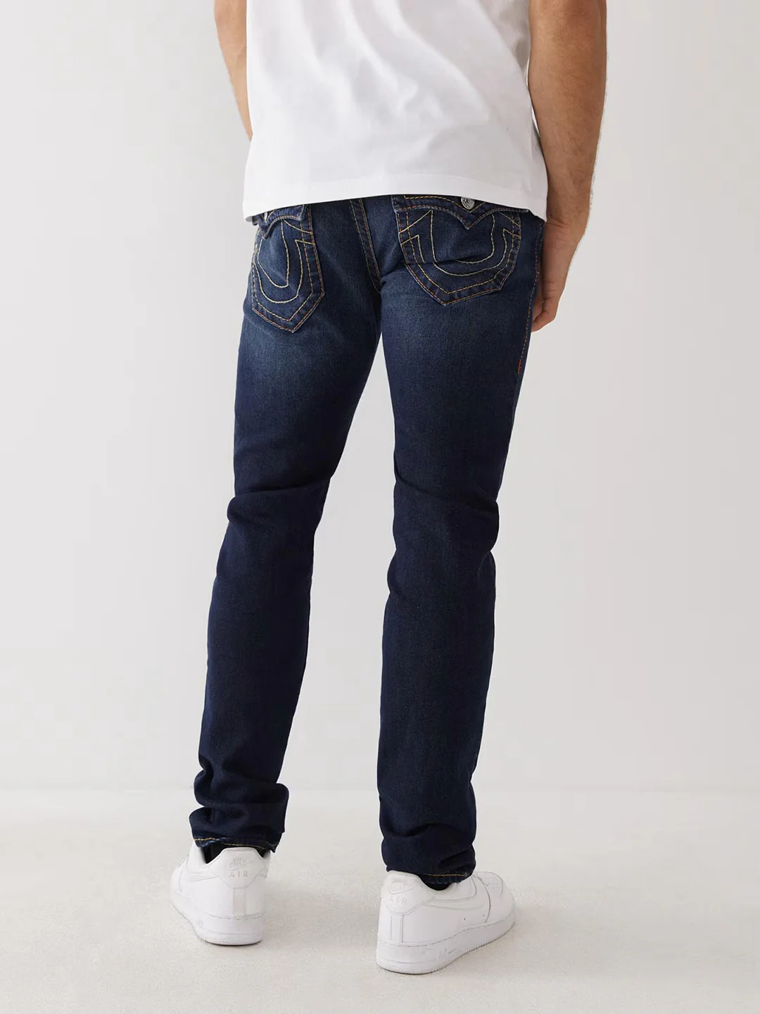 True Religion Men BIG T Rocco Straight Fit Dark Wash Jeans - Image 2