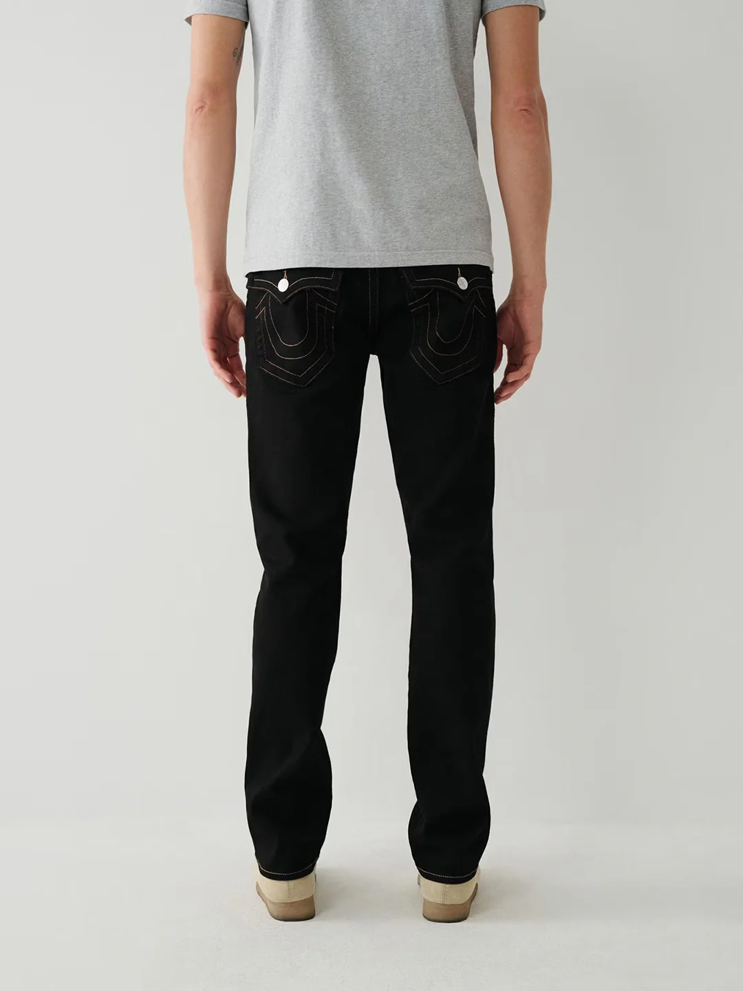 True Religion Men SN Ricky Straight Fit Mid Rise Jeans - Image 3