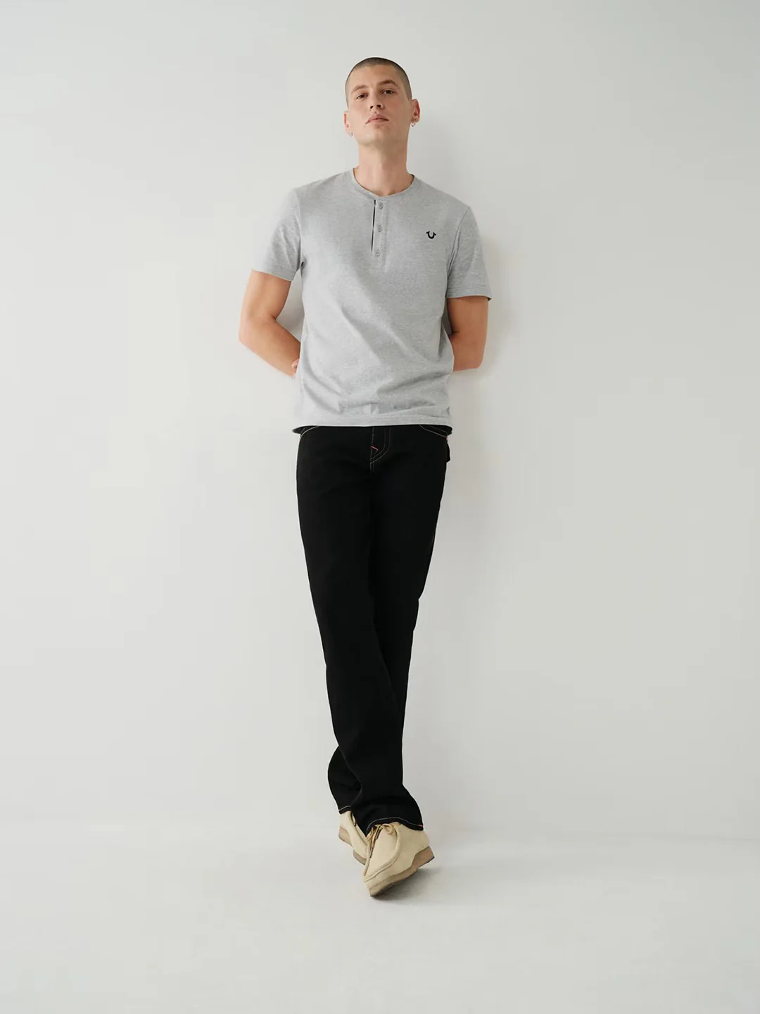 True Religion Men SN Ricky Straight Fit Mid Rise Jeans - Image 4
