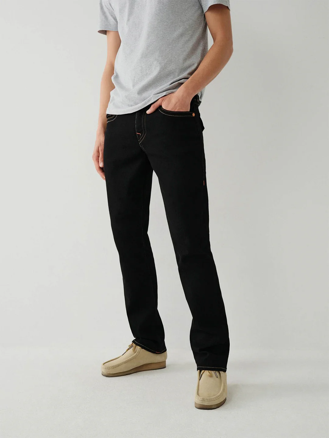 True Religion Men SN Ricky Straight Fit Mid Rise Jeans - Image 3