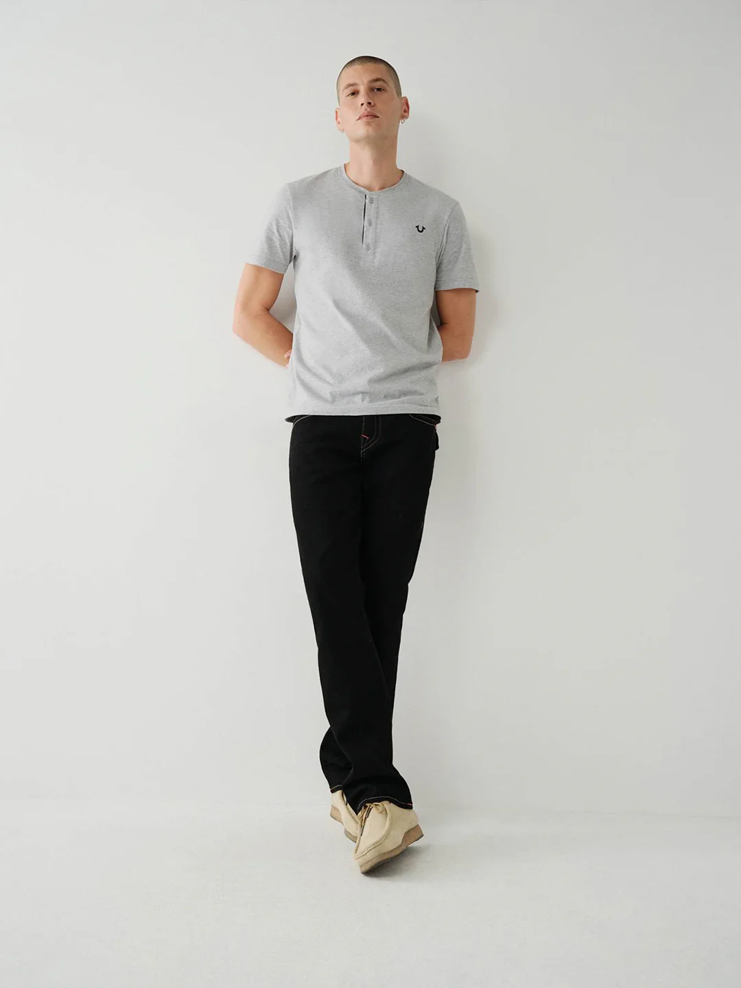 True Religion Men SN Ricky Straight Fit Mid Rise Jeans - Image 4