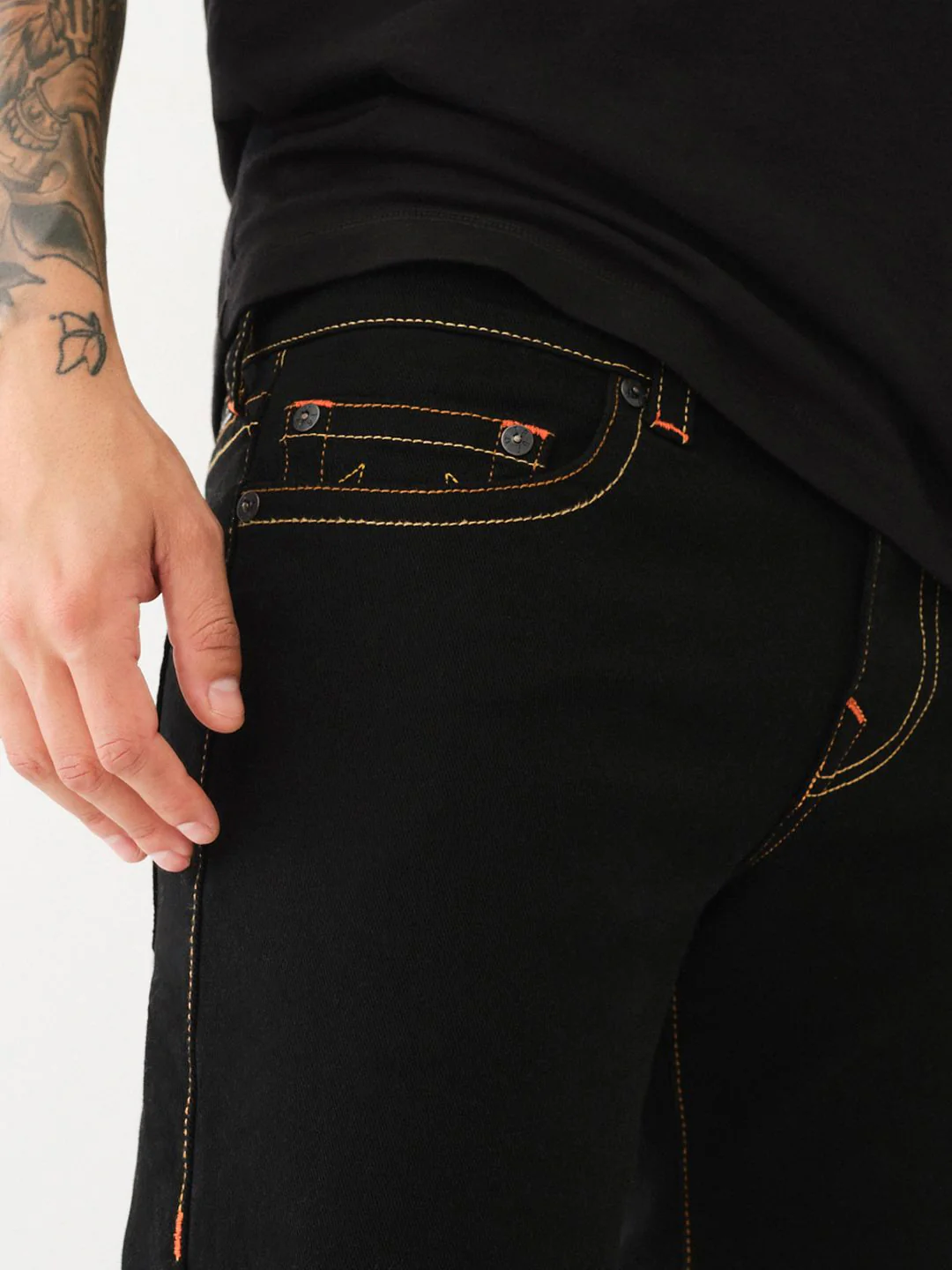 True Religion Men SN Billy Bootcut Fit Mid Rise Jeans - Image 4