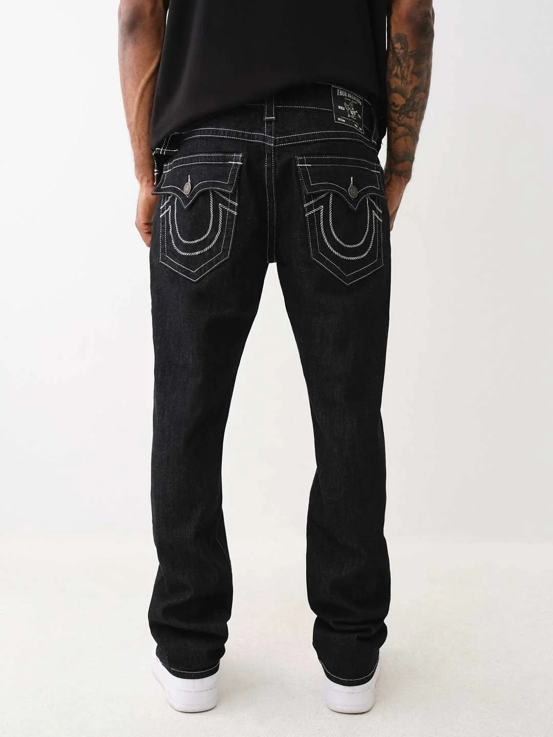 True Religion Men SN Ricky Straight Fit Mid Rise Jeans - Image 2