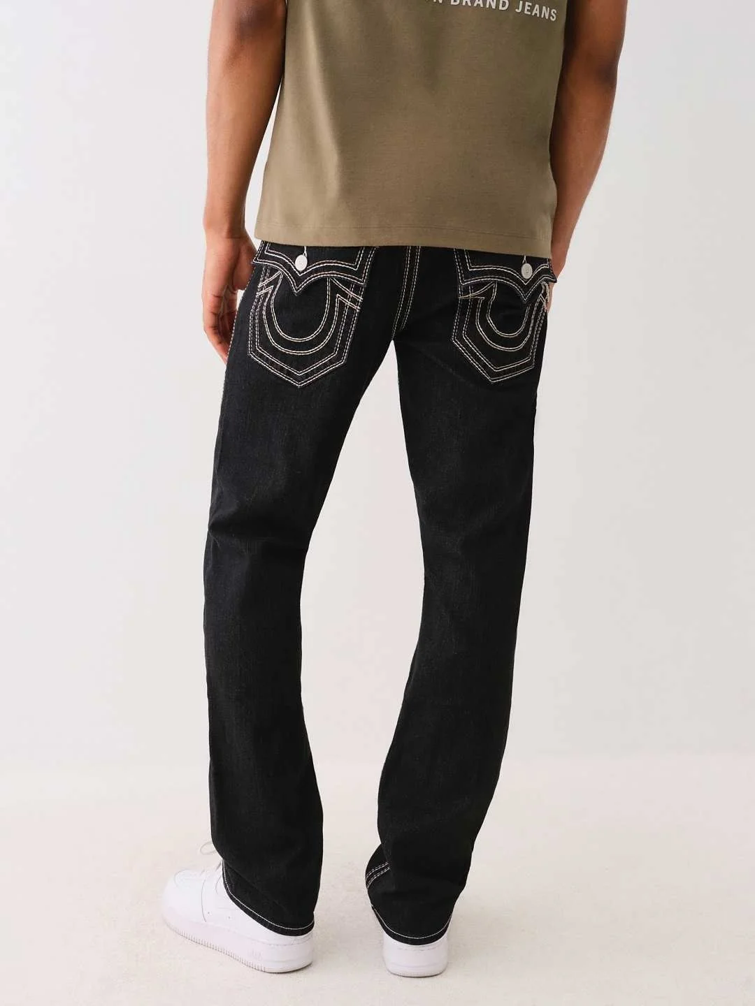 True Religion Men Big QT Ricky Straight Fit Mid Rise Jeans - Image 2