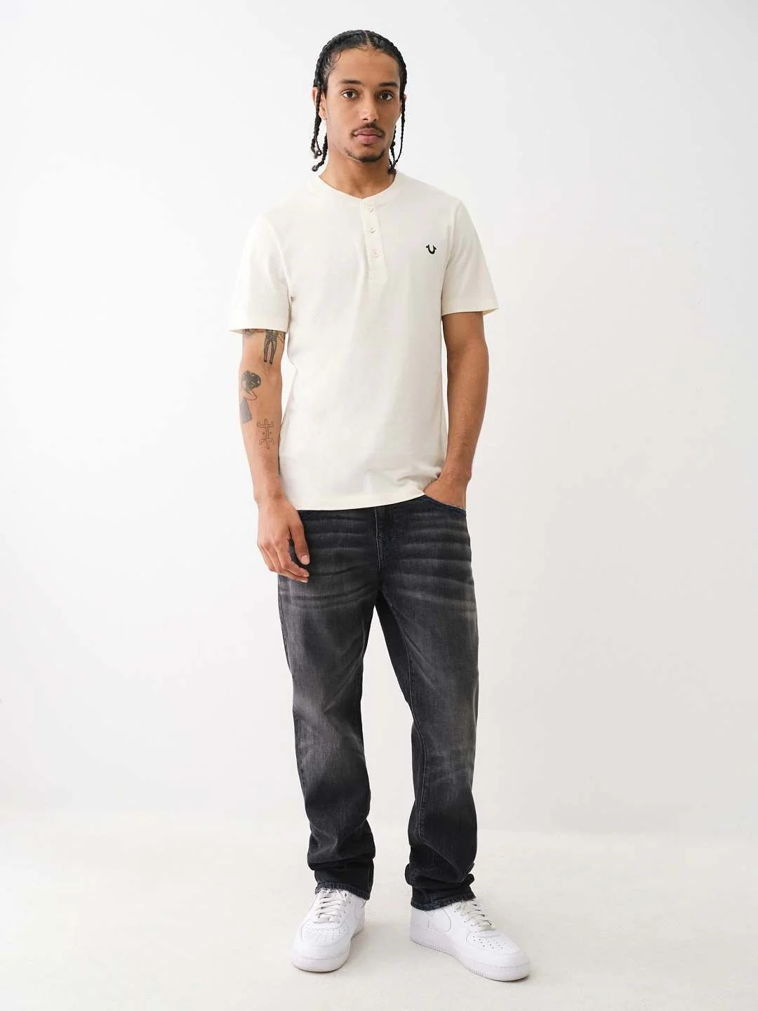 True Religion Men SN Ricky Straight Fit Mid Rise Jeans - Image 4