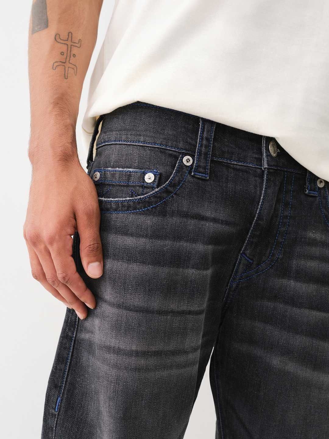 True Religion Men SN Ricky Straight Fit Mid Rise Jeans - Image 5