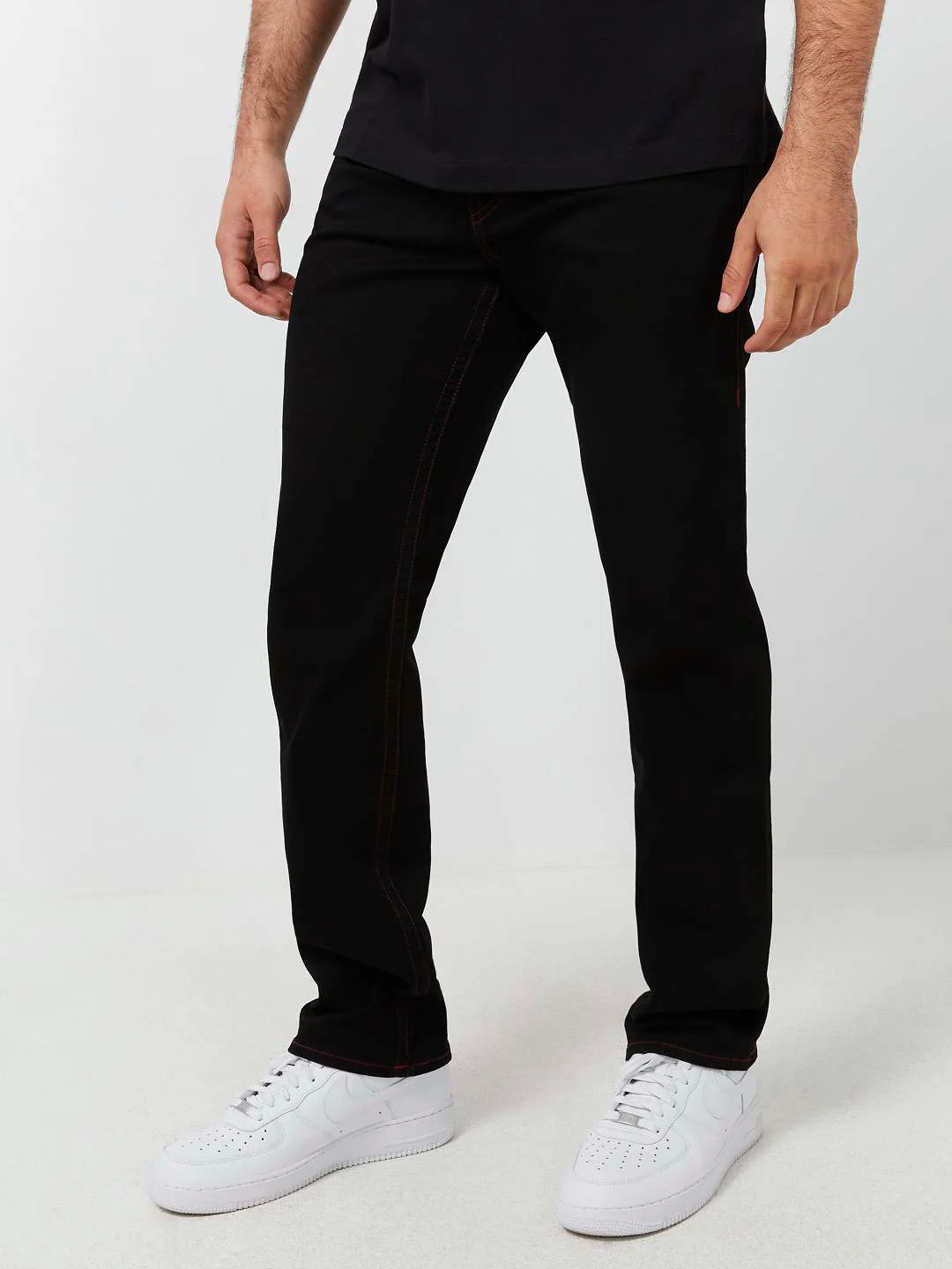 True Religion Men SN Ricky Straight Fit Mid Rise Jeans - Image 4