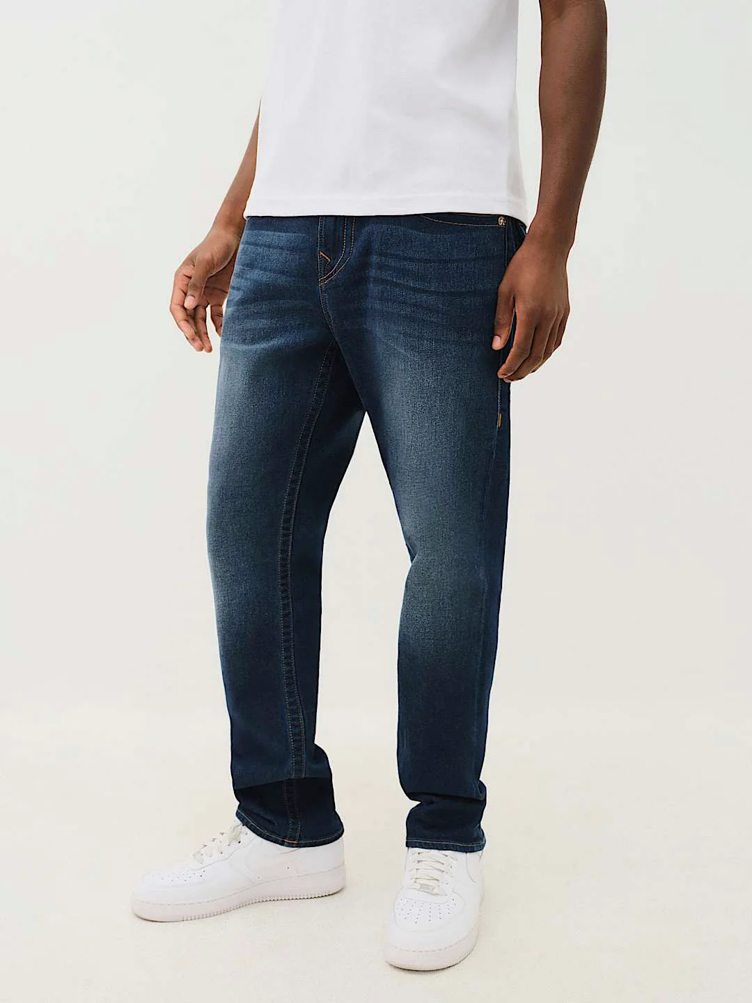 True Religion Men SN Geno Skinny Fit Dark Wash Jeans - Image 4
