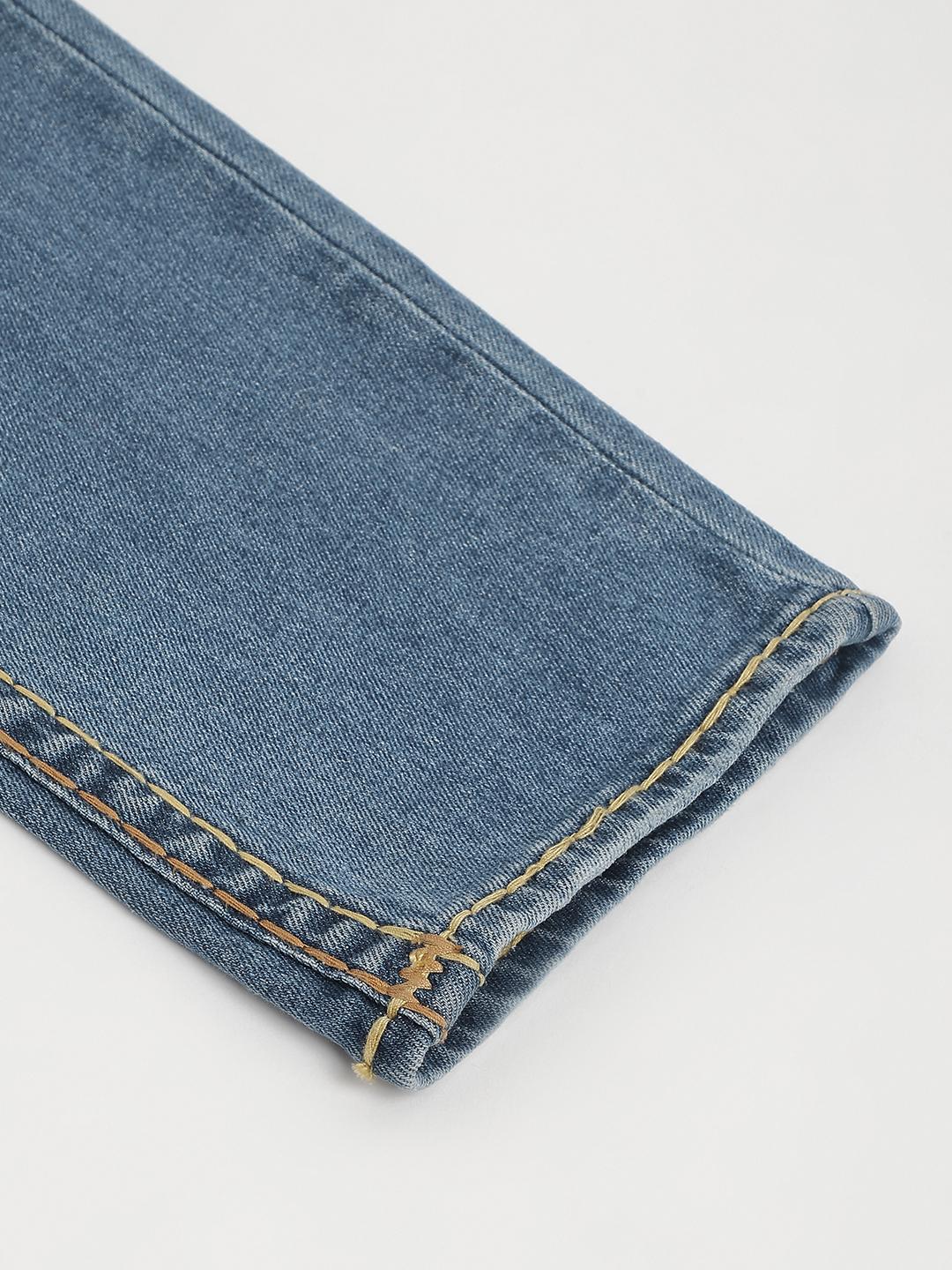 True Religion Men Super T Rocco Slim Fit Medium Wash Jeans - Image 9