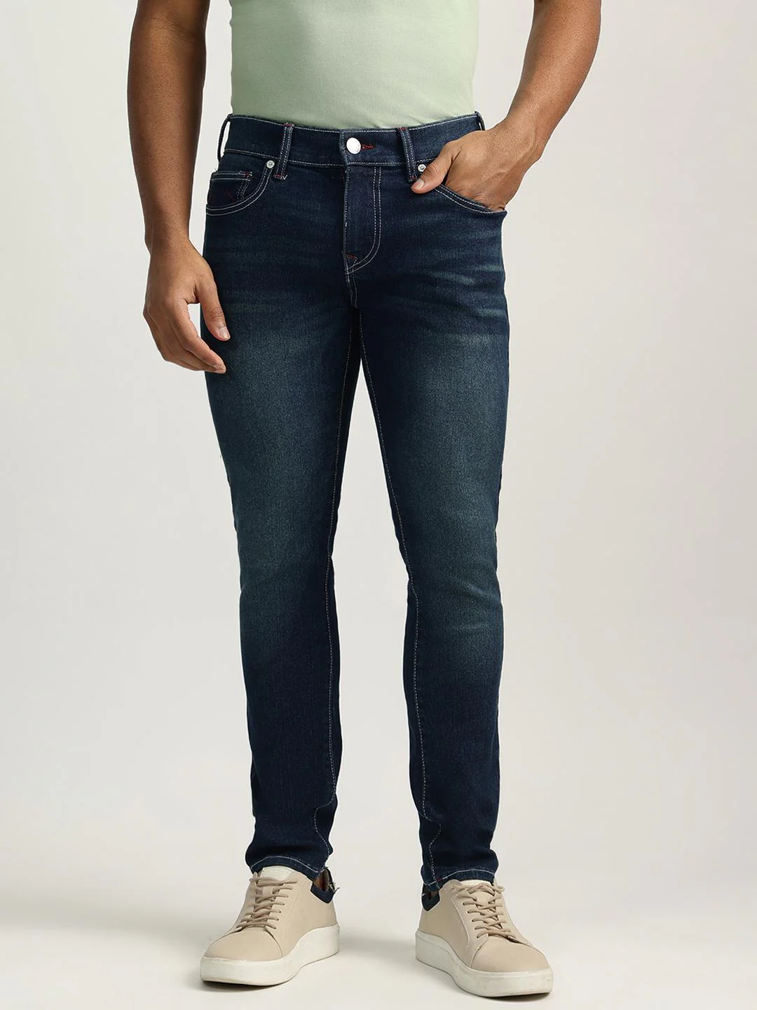 True Religion Men SN Rocco Slim Fit Medium Wash Jeans - Image 5