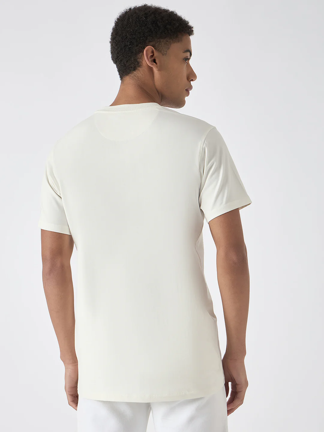 True Religion Men White Printed Round Neck Short Sleeves T-Shirt - Image 4
