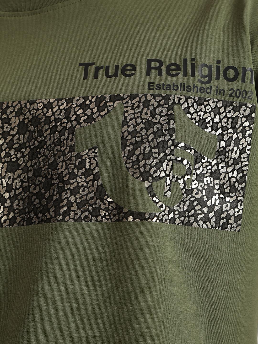True Religion Men Printed Round Neck Short Sleeves T-Shirt - Image 5