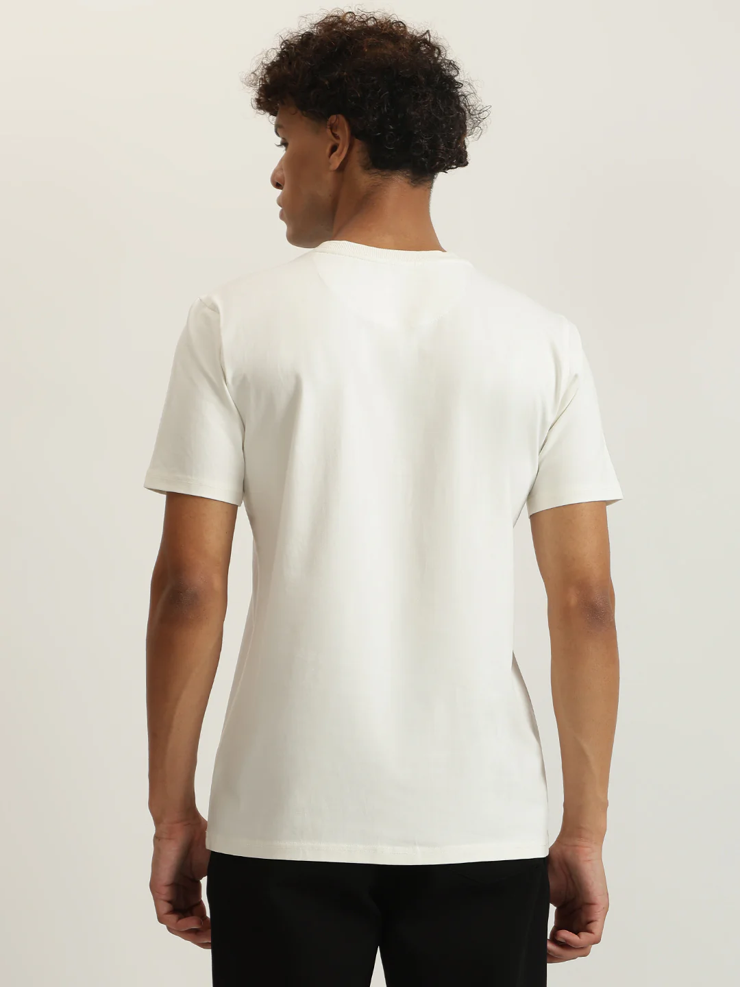 True Religion Men Printed Round Neck Short Sleeves T-Shirt - Image 3