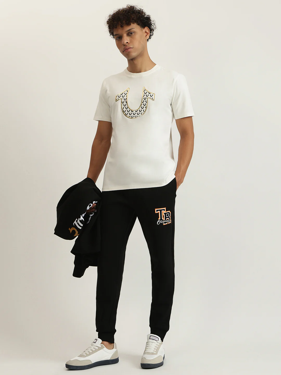 True Religion Men Printed Round Neck Short Sleeves T-Shirt - Image 4