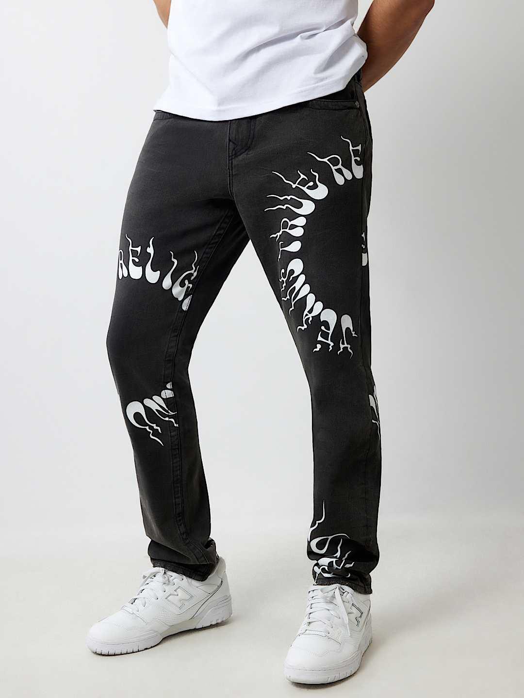 True Religion Men SN Rocco Slim Fit Pure Cotton Mid Rise Jeans - Image 6