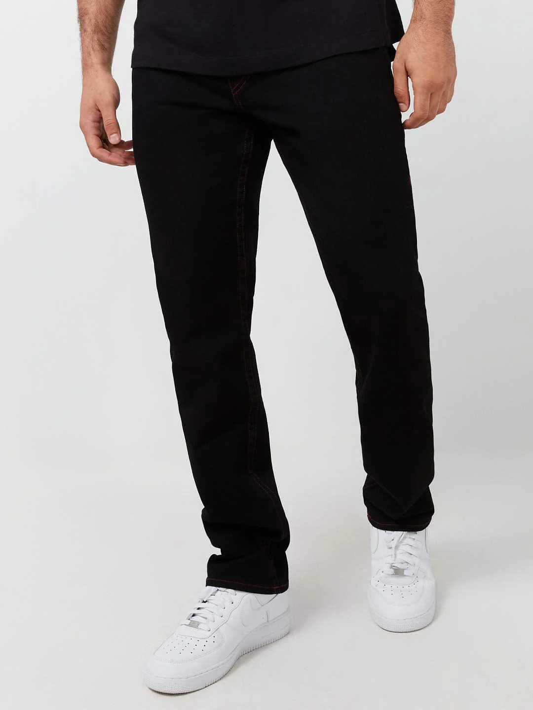 True Religion Men SN Ricky Straight Fit Mid Rise Jeans - Image 2