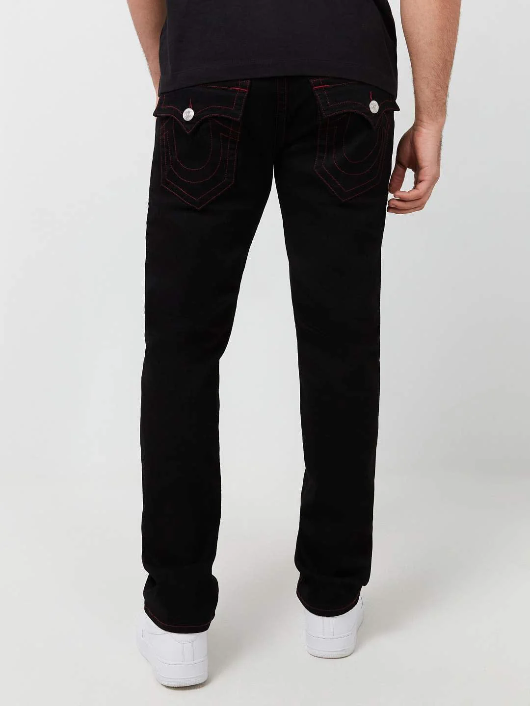 True Religion Men SN Ricky Straight Fit Mid Rise Jeans - Image 4