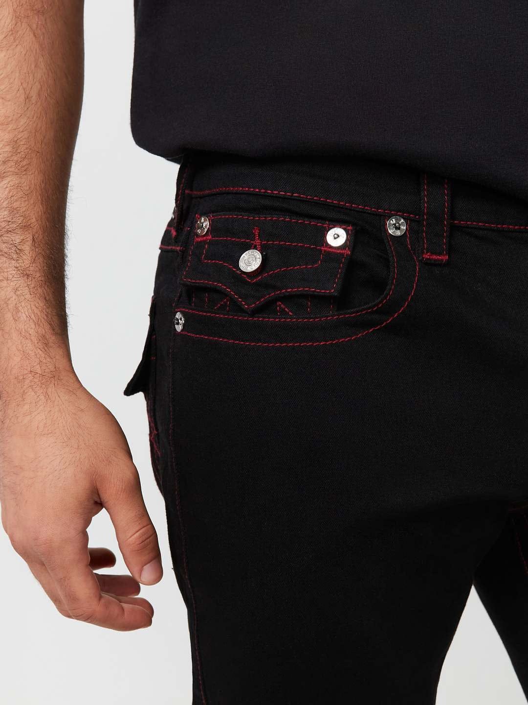 True Religion Men SN Ricky Straight Fit Mid Rise Jeans - Image 5