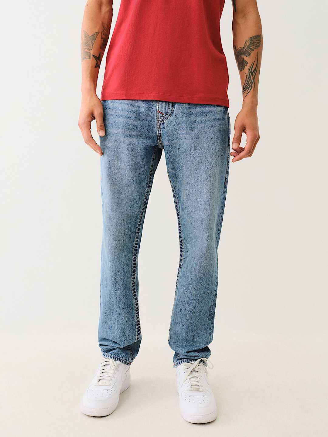 True Religion Men BIG T Geno Skinny Fit Medium Wash Jeans - Image 2