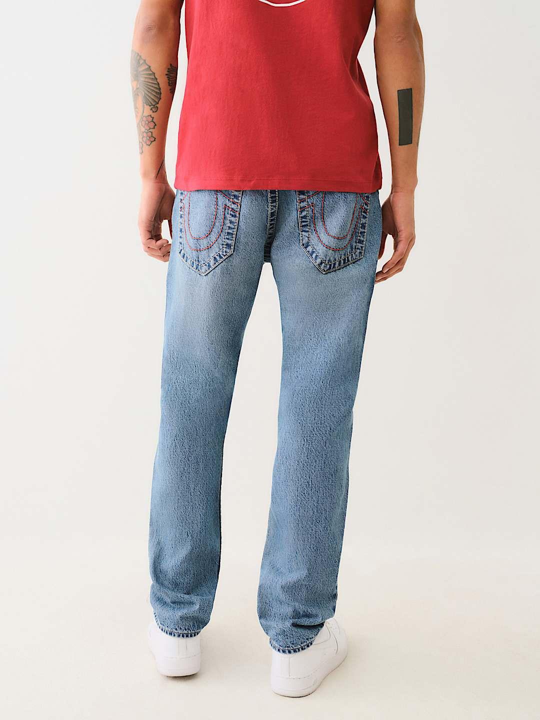 True Religion Men BIG T Geno Skinny Fit Medium Wash Jeans - Image 3