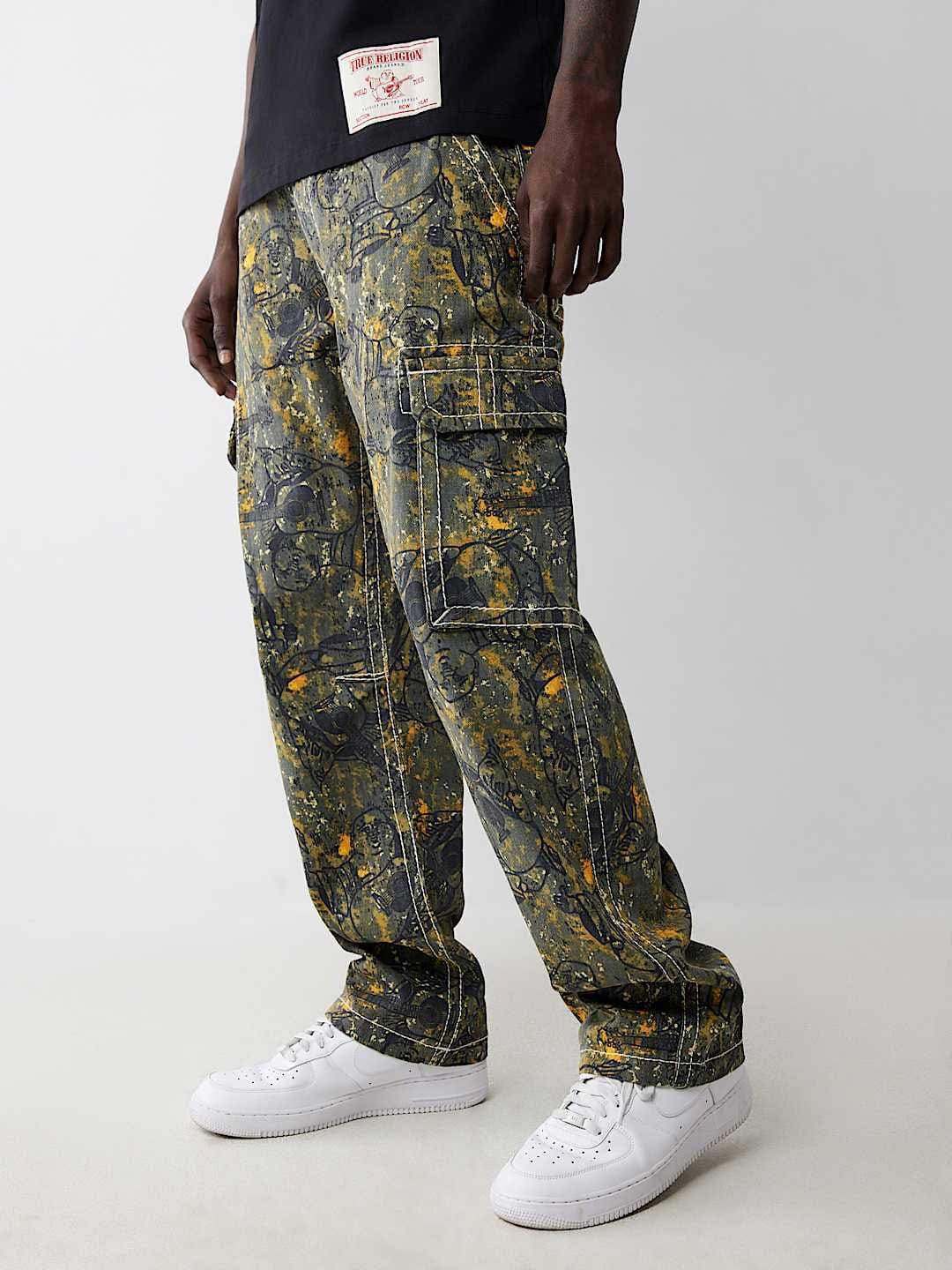 True Religion Men Multi Oversize Fit Printed Trouser - Image 6
