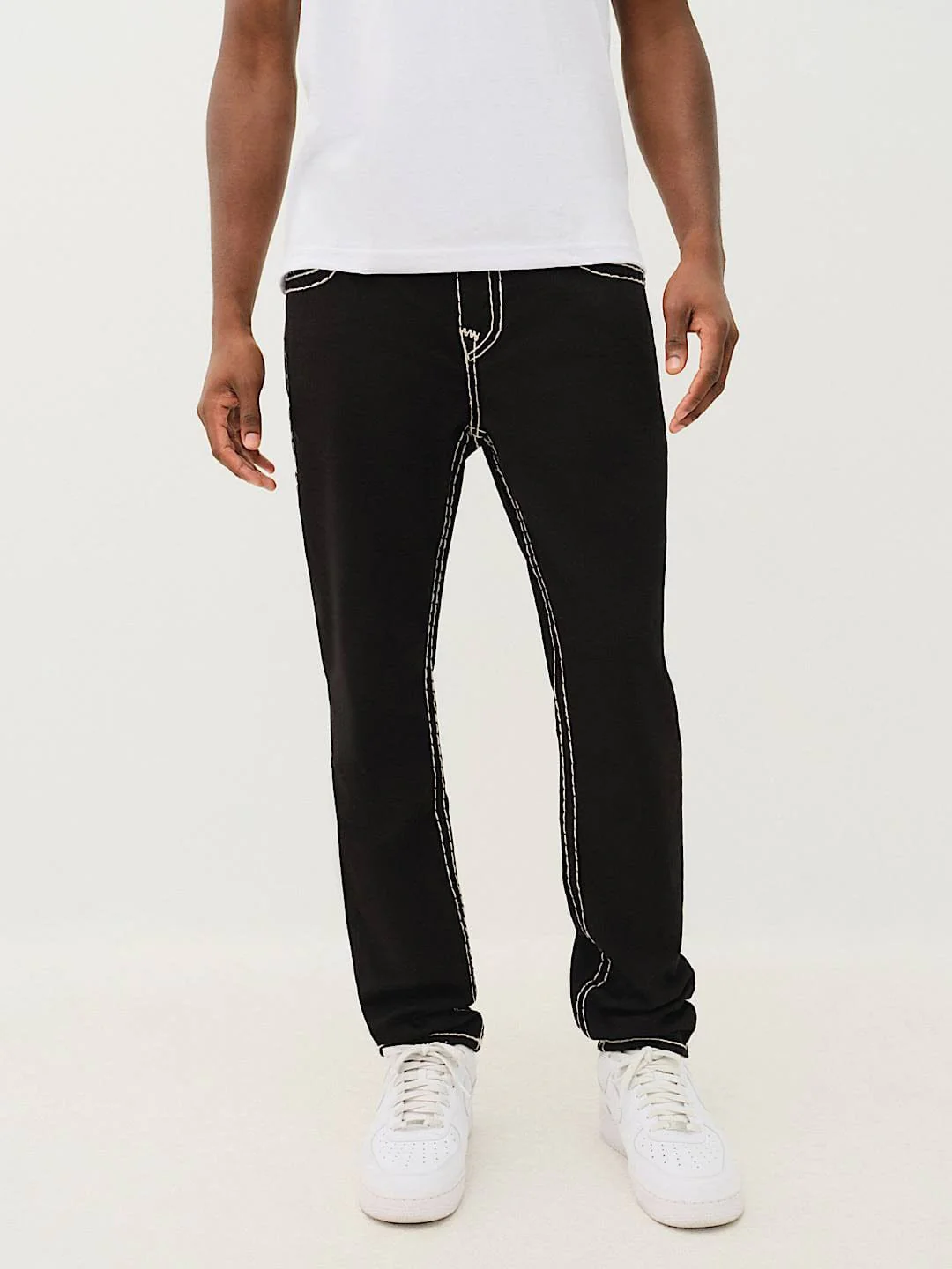 True Religion Men SUPER T Rocco Slim Fit Mid Rise Jeans - Image 2