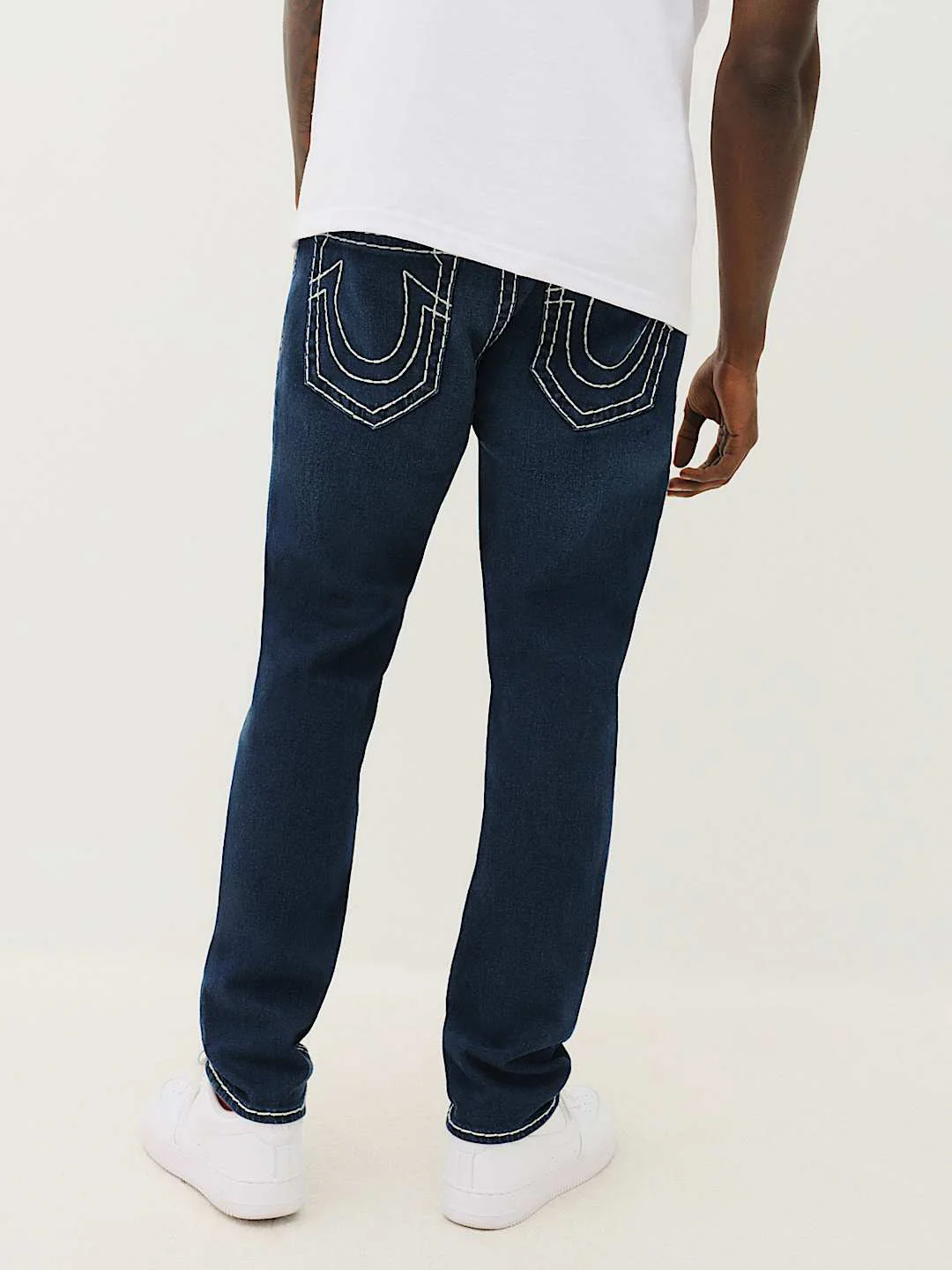True Religion Men SUPER T Rocco Slim Fit Dark Wash Jeans - Image 4