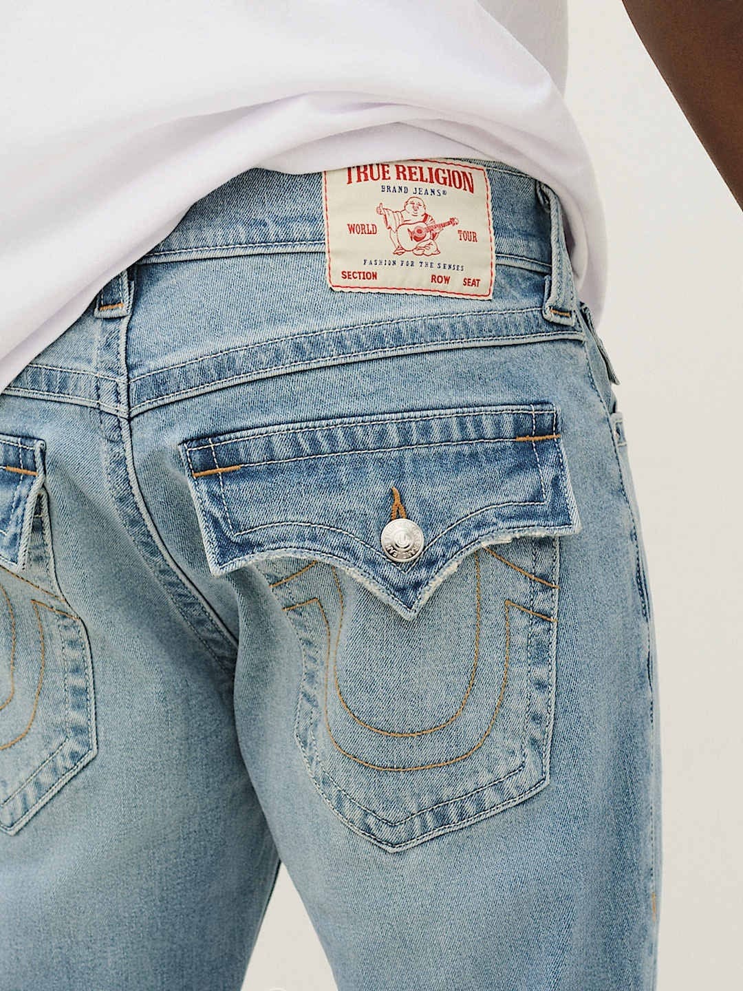 True Religion Men SN Ricky Straight Fit Medium Wash Jeans