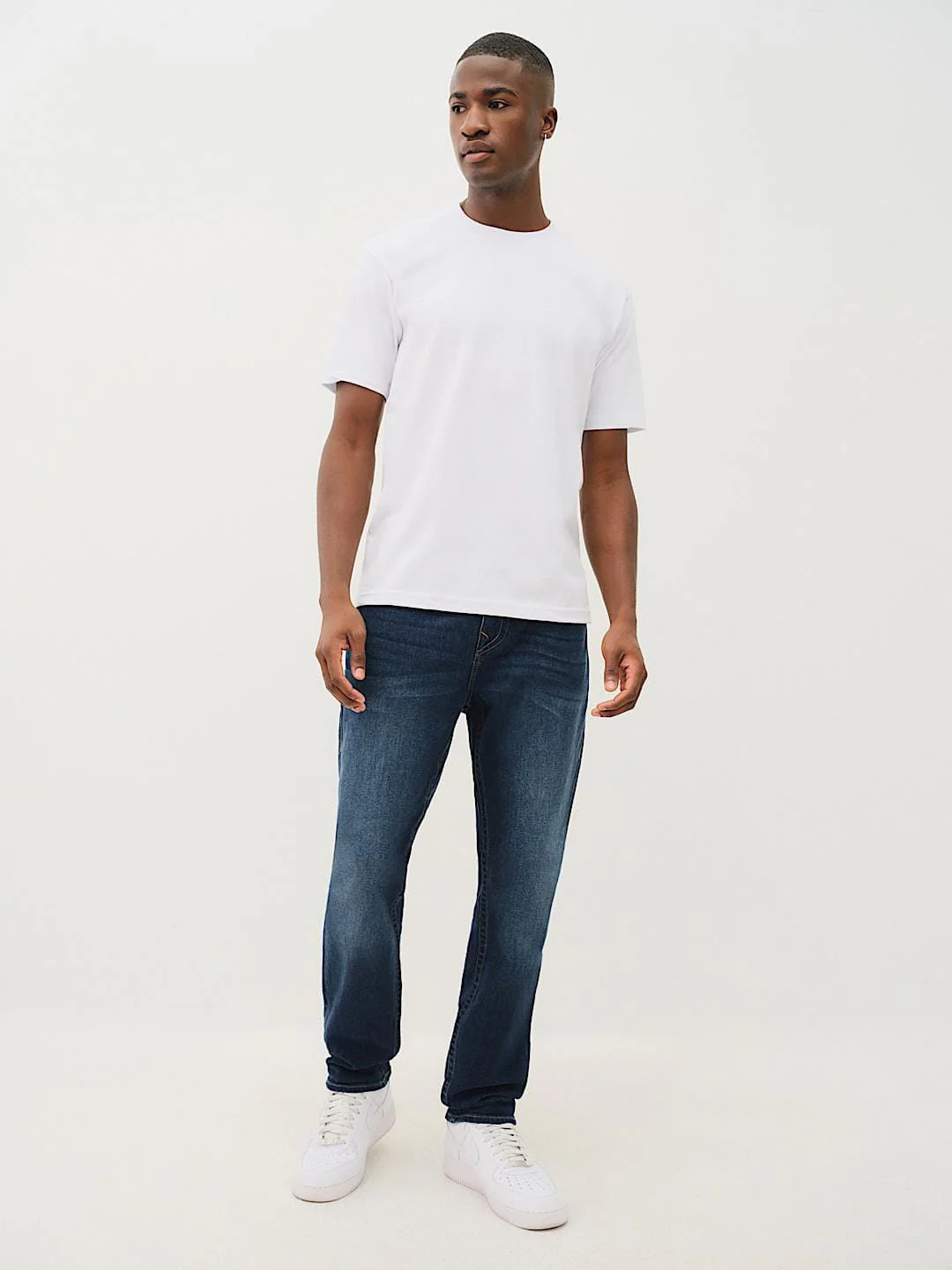 True Religion Men SN Rocco Slim Fit Dark Wash Jeans - Image 4