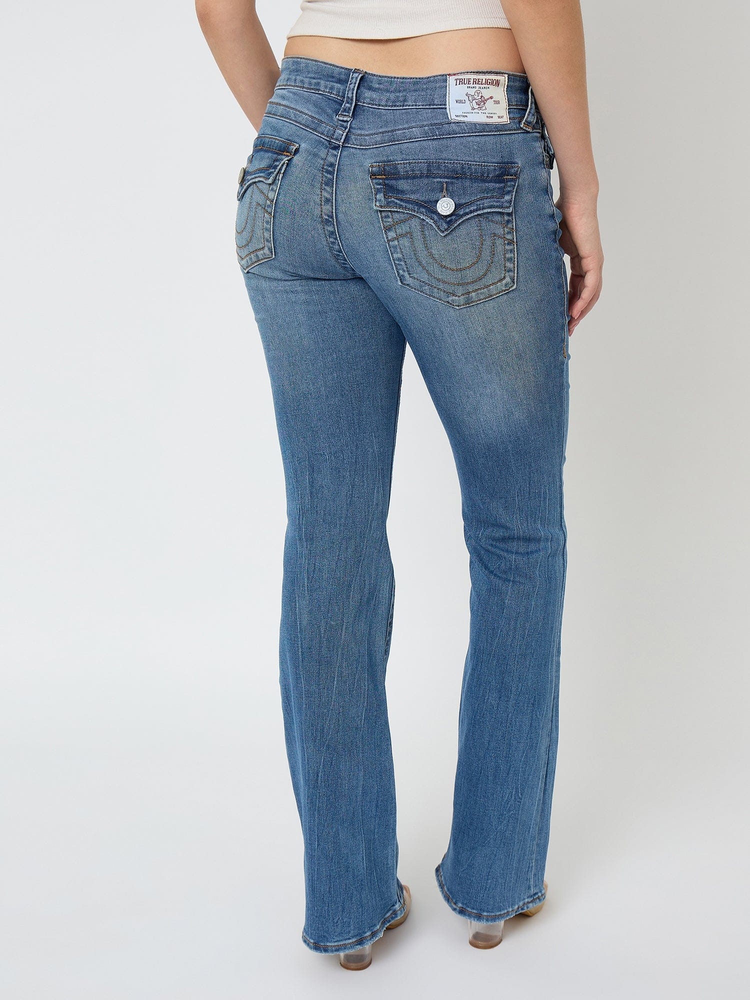 True Religion Women Blue Washed Sn Becca Jeans - Image 5
