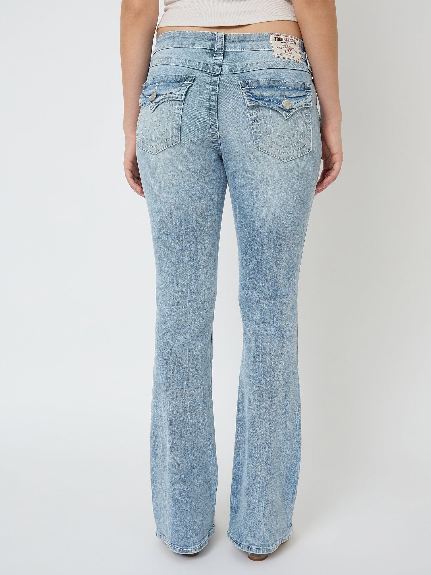 True Religion Women Blue Washed Sn Becca Jeans - Image 5