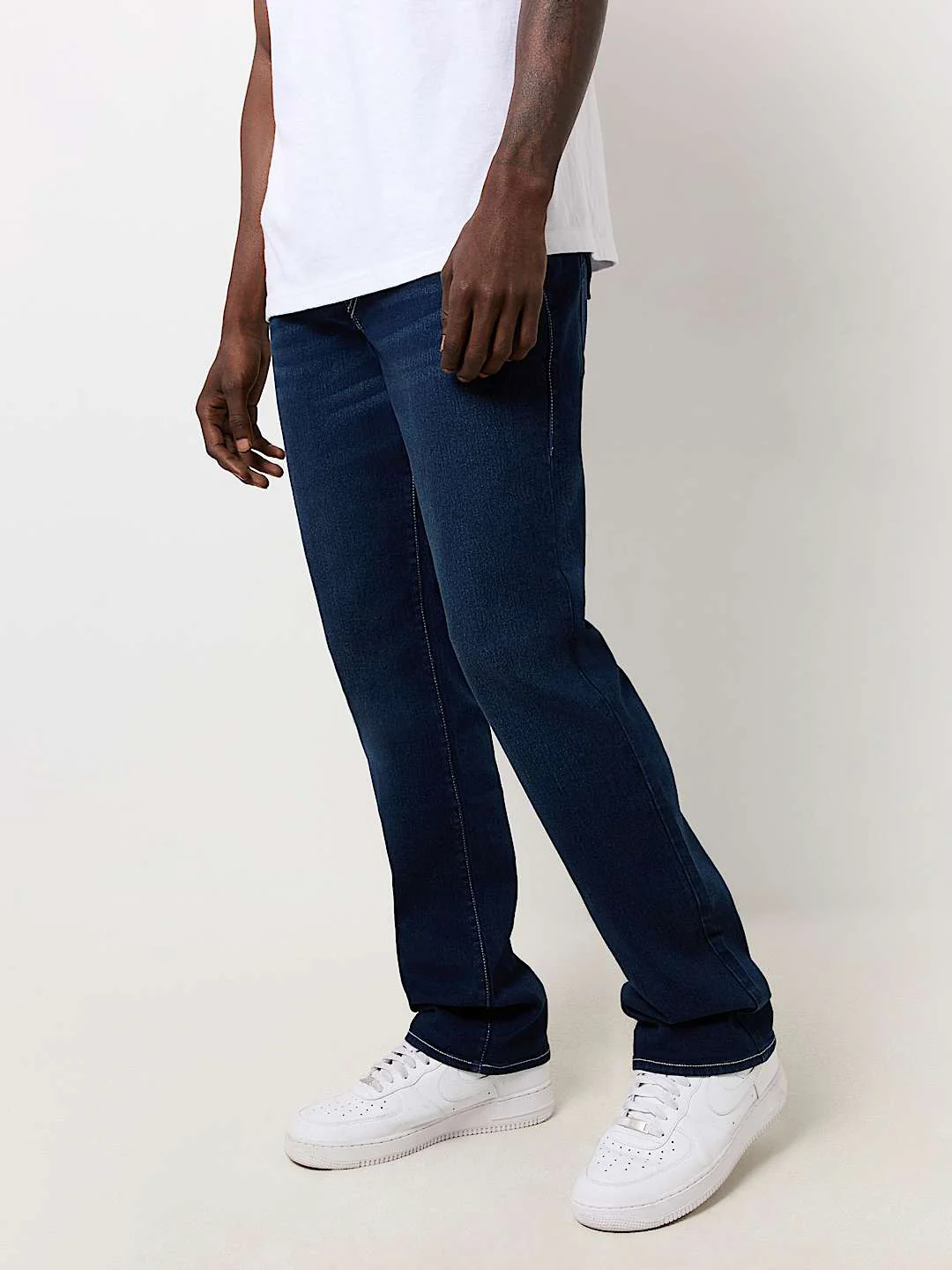 True Religion Men SN Ricky Straight Fit Dark Wash Jeans - Image 4