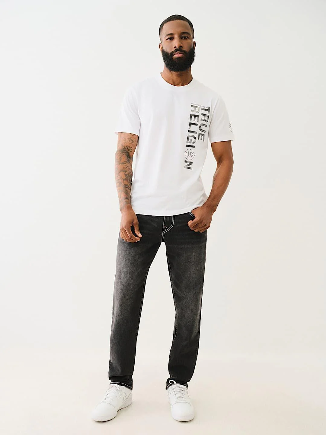 True Religion Men SN Geno Skinny Fit Mid Rise Jeans - Image 6